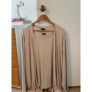 Oatmeal Lounge Set 2 Piece Knit Matching Set Minimalist Cozy Elevated Basics✨